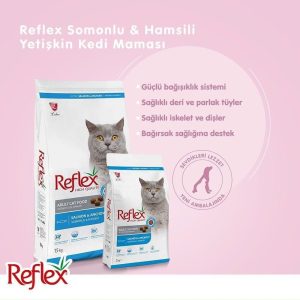 Hạt Reflex Cá cơm và Cá hồi cho mèo trên 12 tháng