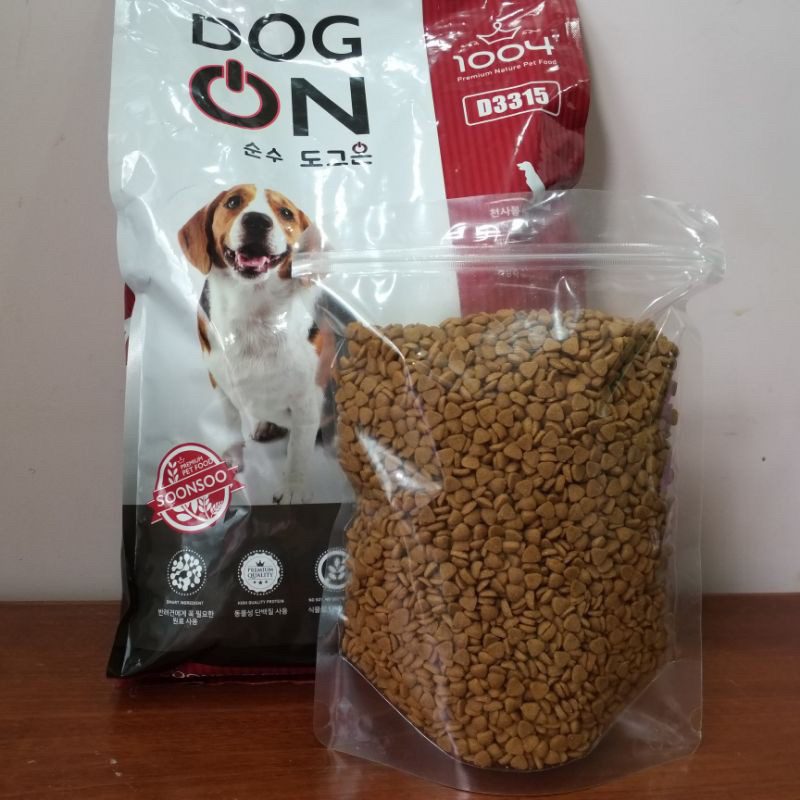 Thức ăn hạt chó DogOn (Hạt chiết túi zip bạc)