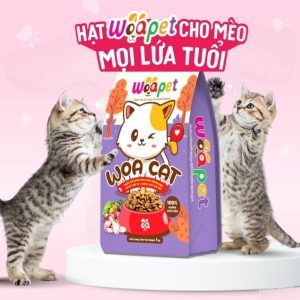 WOA CAT - Hạt Thức Ăn Dinh Dưỡng Cho Mèo Mọi Lứa Tuổi