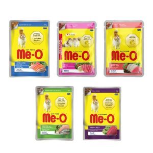 Pate Me-O gói 80gr dành cho mèo con và mèo lớn
