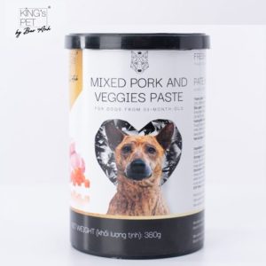 Pate King’s Pet by Bảo Anh – Pate dinh dưỡng cho chó từ thịt heo & rau củ