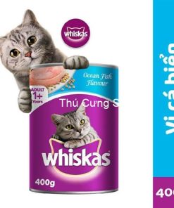 Pate lon Whiskas cho mèo Vị cá biển 400g
