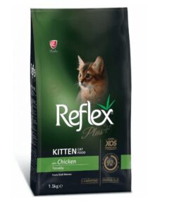 Thức ăn hạt mèo con Reflex Plus Kitten vị gà 1.5kg