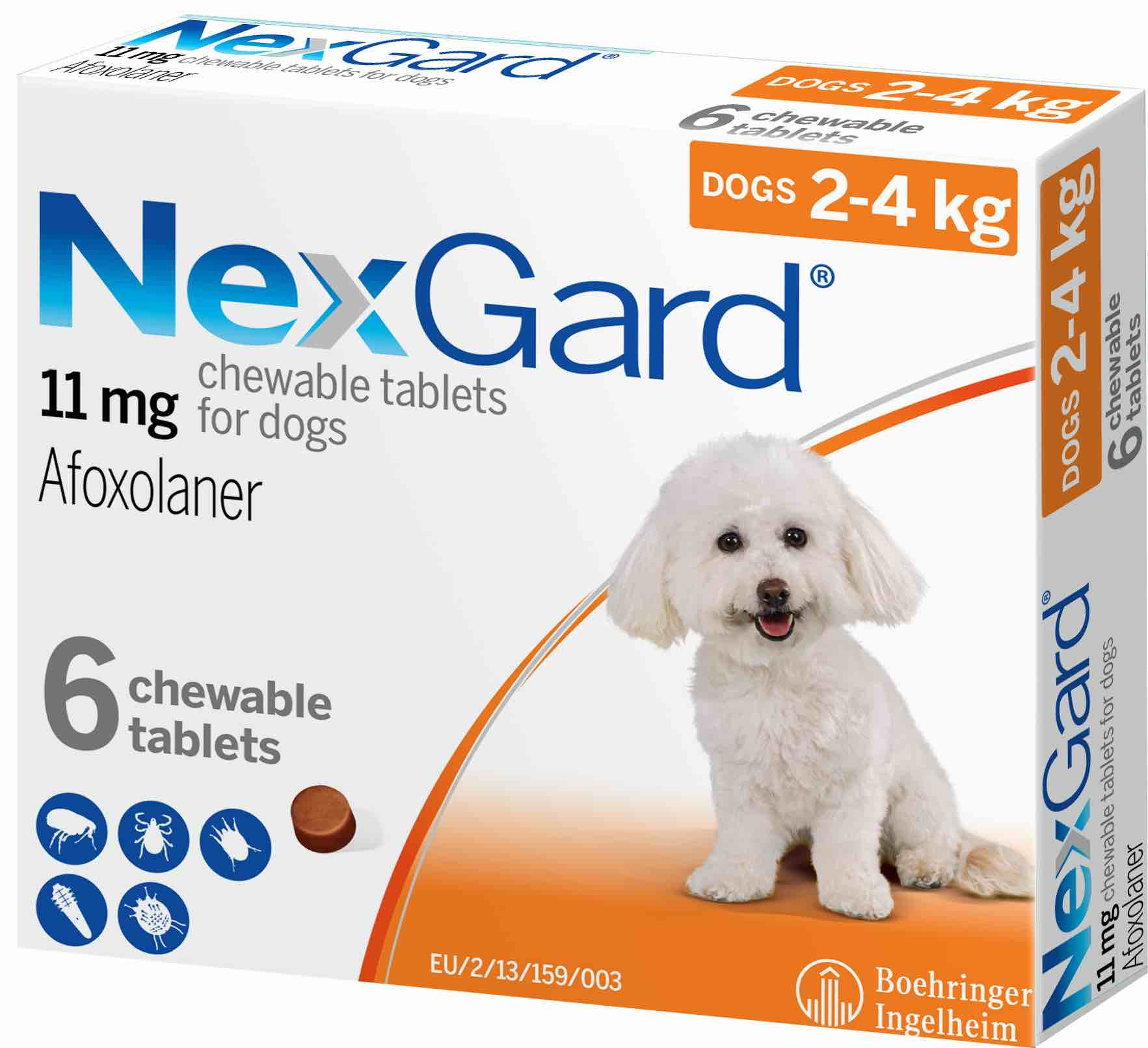 Alternative view of NexGard &ndash; Vi&ecirc;n nhai h&agrave;ng th&aacute;ng - Ph&ograve;ng v&agrave; trị ngoại k&yacute; sinh tr&ugrave;ng cho ch&oacute;